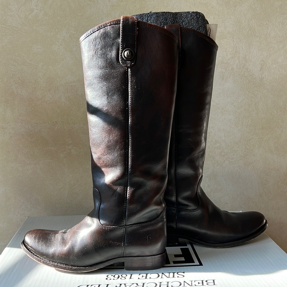 Frye Melissa Button Talk Riding Boot